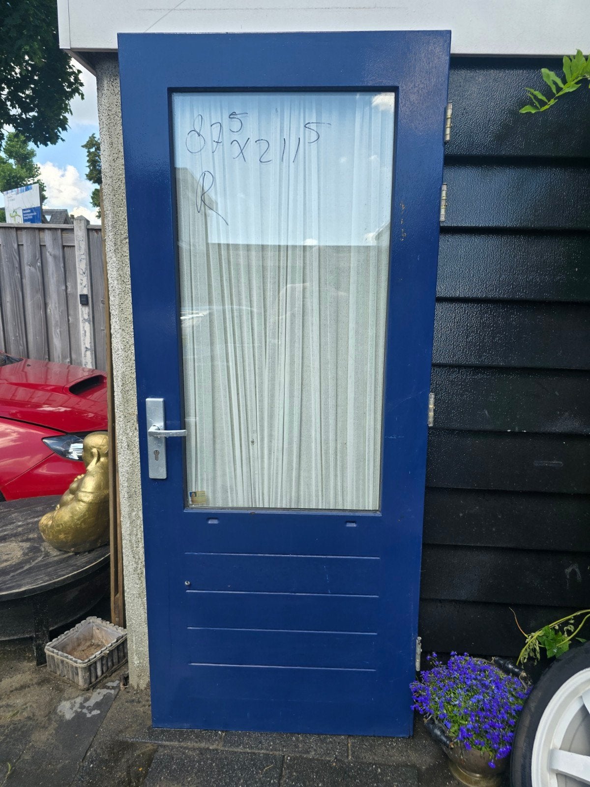 Achterdeur  88x211.5, Tuin en Terras, Ophalen, Zo goed als nieuw
