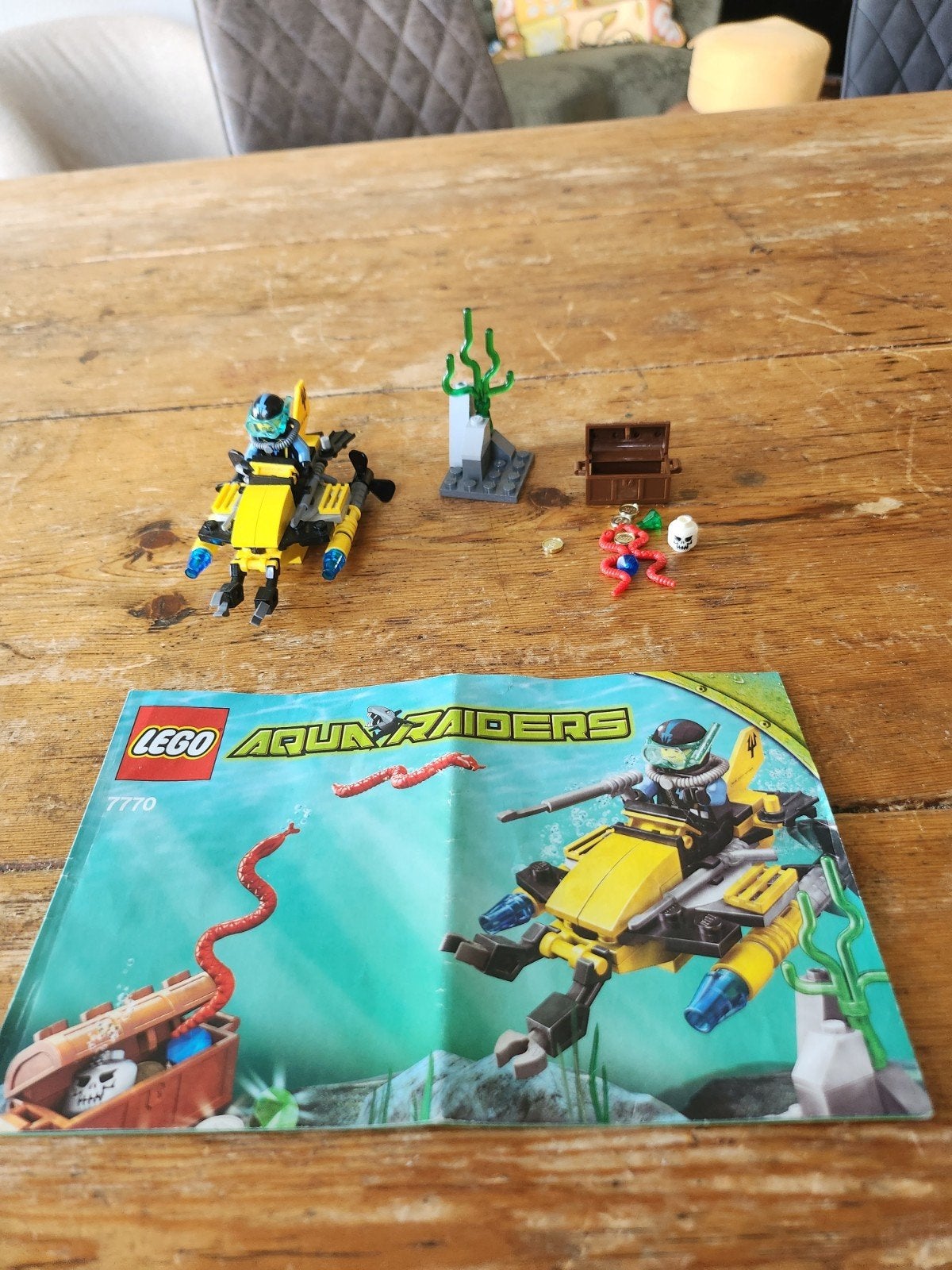Lego Aqua Raiders 7770 - Onderwater Scooter, Kinderen en Baby's, Overige thema's, Lego, Ophalen of Verzenden, Zo goed als nieuw