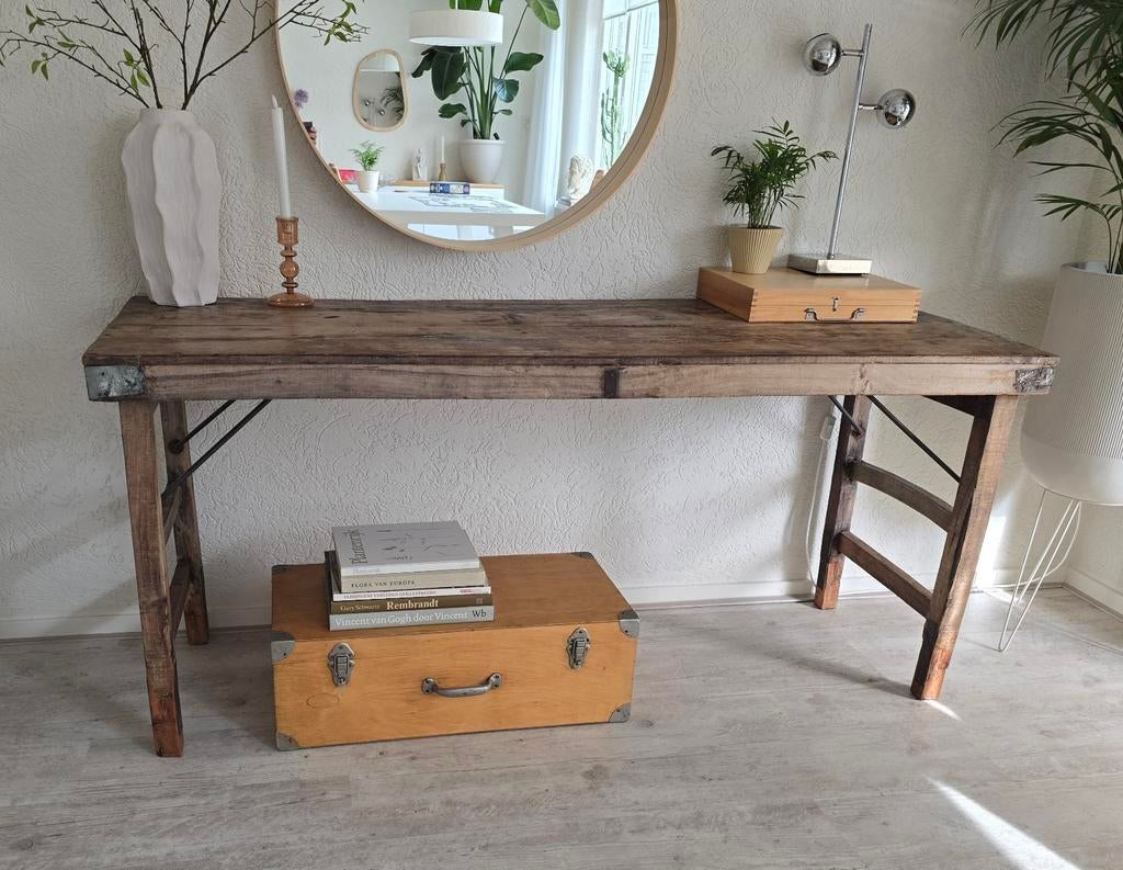 Markttafel inklapbaar, Huis en Inrichting, Ophalen, 25 tot 50 cm, Rechthoekig
