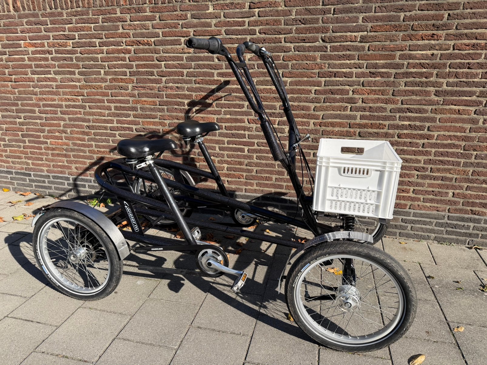 Duo fiets 4 Wielen in perfecte staat, Ophalen, Zo goed als nieuw