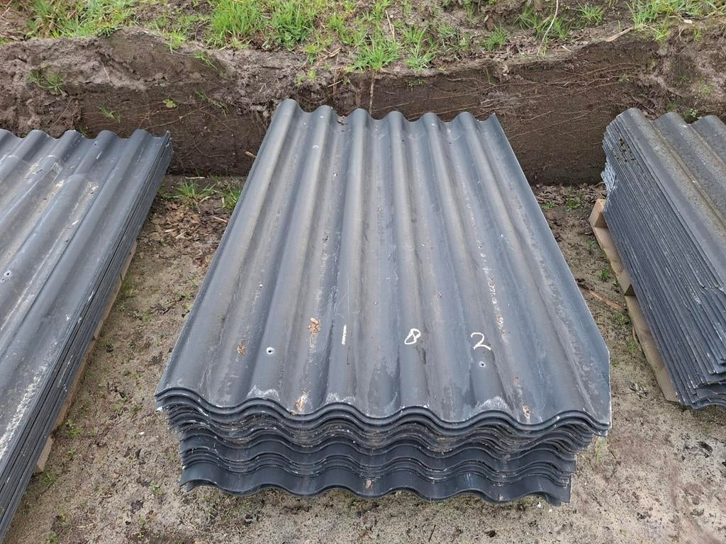 Asbestvrije golfplaten in diverse maten, Ophalen, Overige materialen, Zwart, Nieuw