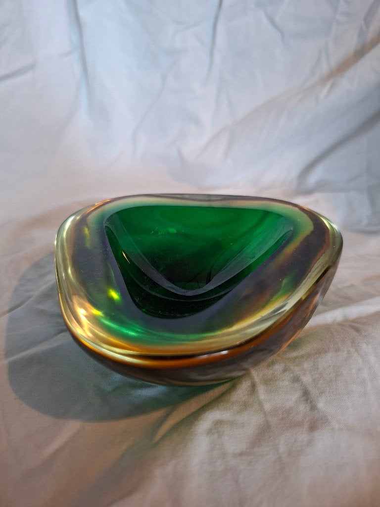 Vintage Murano Sommerso schaaltje, Antiek en Kunst, Ophalen of Verzenden