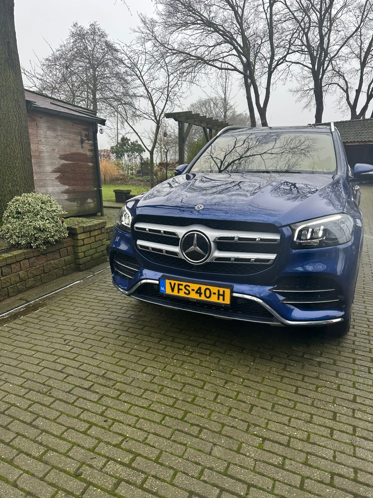 Mercedes-Benz GLS 400 D 2020 Amg Line Vol opties 237500km, Auto's, 2925 cc, 330 pk, Bruin, Diesel
