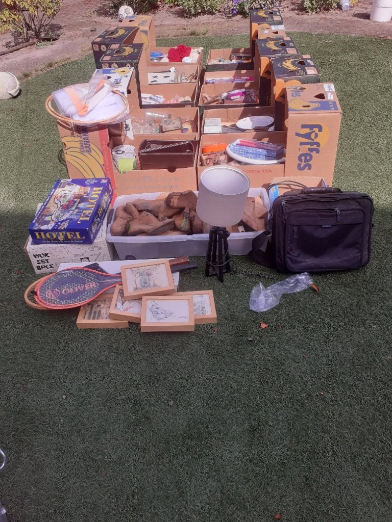 Rommelmarkt spullen 10 dozen en los, Diversen, Ophalen