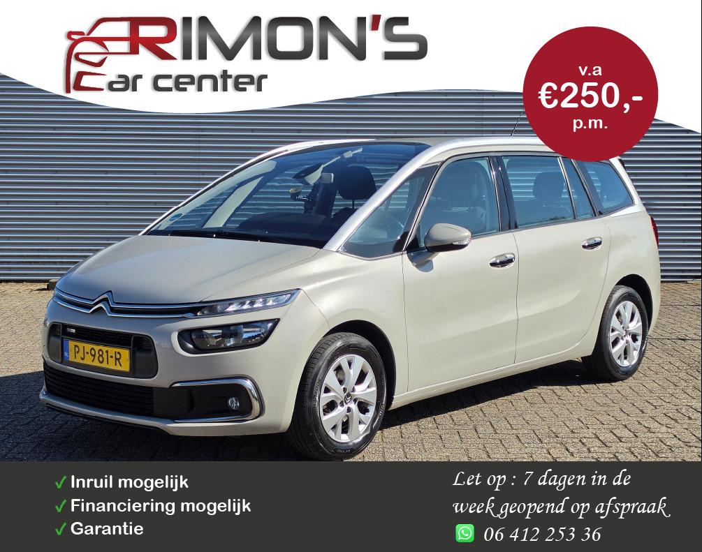 Citroen Grand C4 Picasso 1.2 Dealer Onderhouden 7 Persoons N, Auto's, Voorwielaandrijving, Gebruikt, Euro 6, 1199 cc