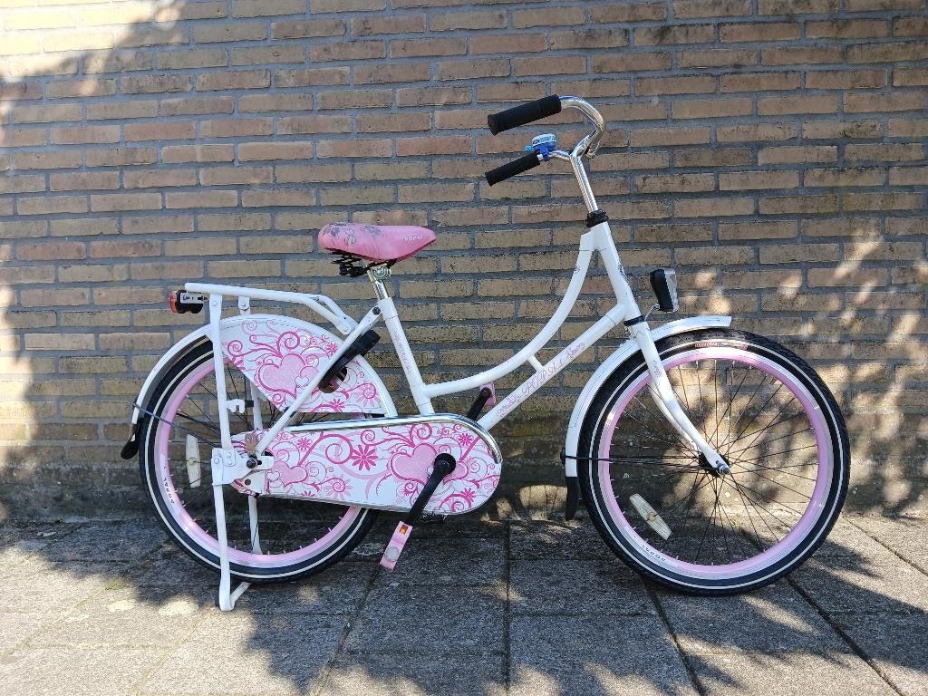 Te koop: mooi Popal meisjesfiets ( rosé/wit ), Fietsen en Brommers, Fietsen | Meisjes, Terugtraprem, Gebruikt, Popal, Ophalen