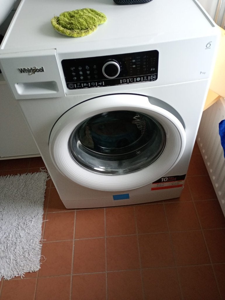 Whirlpool wasmachine, Witgoed en Apparatuur, Ophalen, Energieklasse A of zuiniger, Zo goed als nieuw, Voorlader