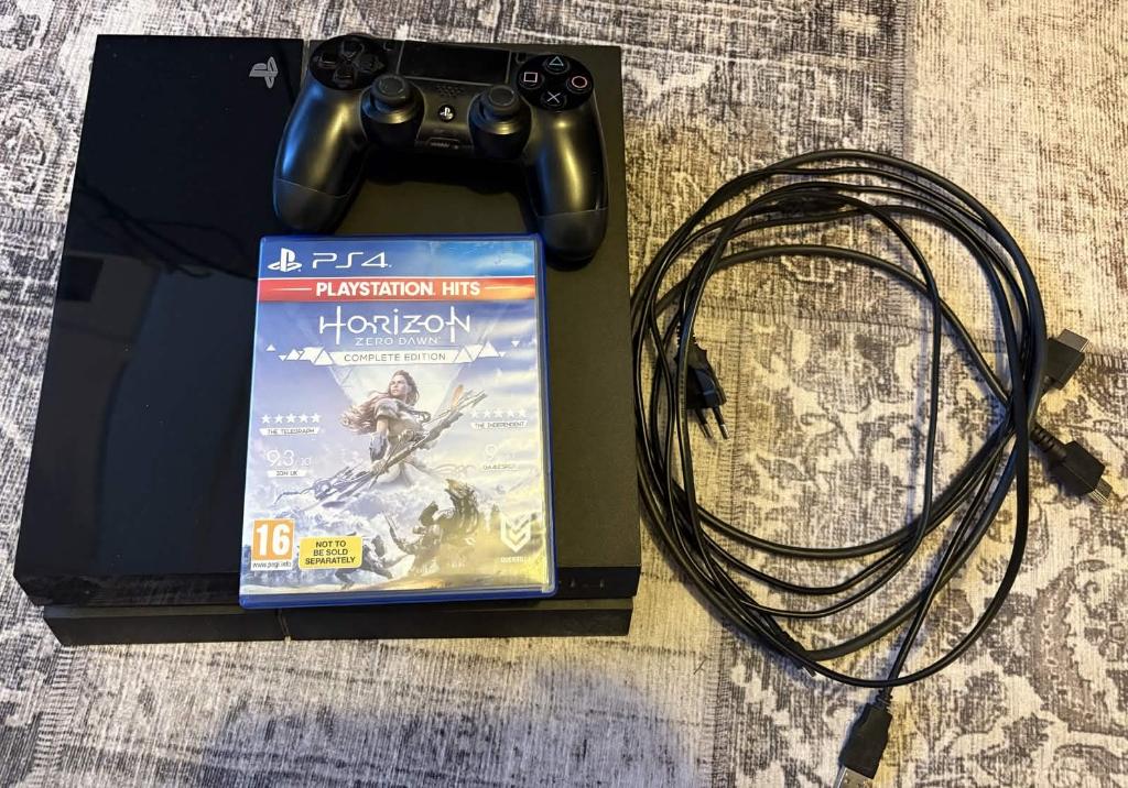 Sony Playstation 4 met Horizon game, Spelcomputers en Games, Spelcomputers | Sony PlayStation 4, Ophalen, Met 1 controller, Original