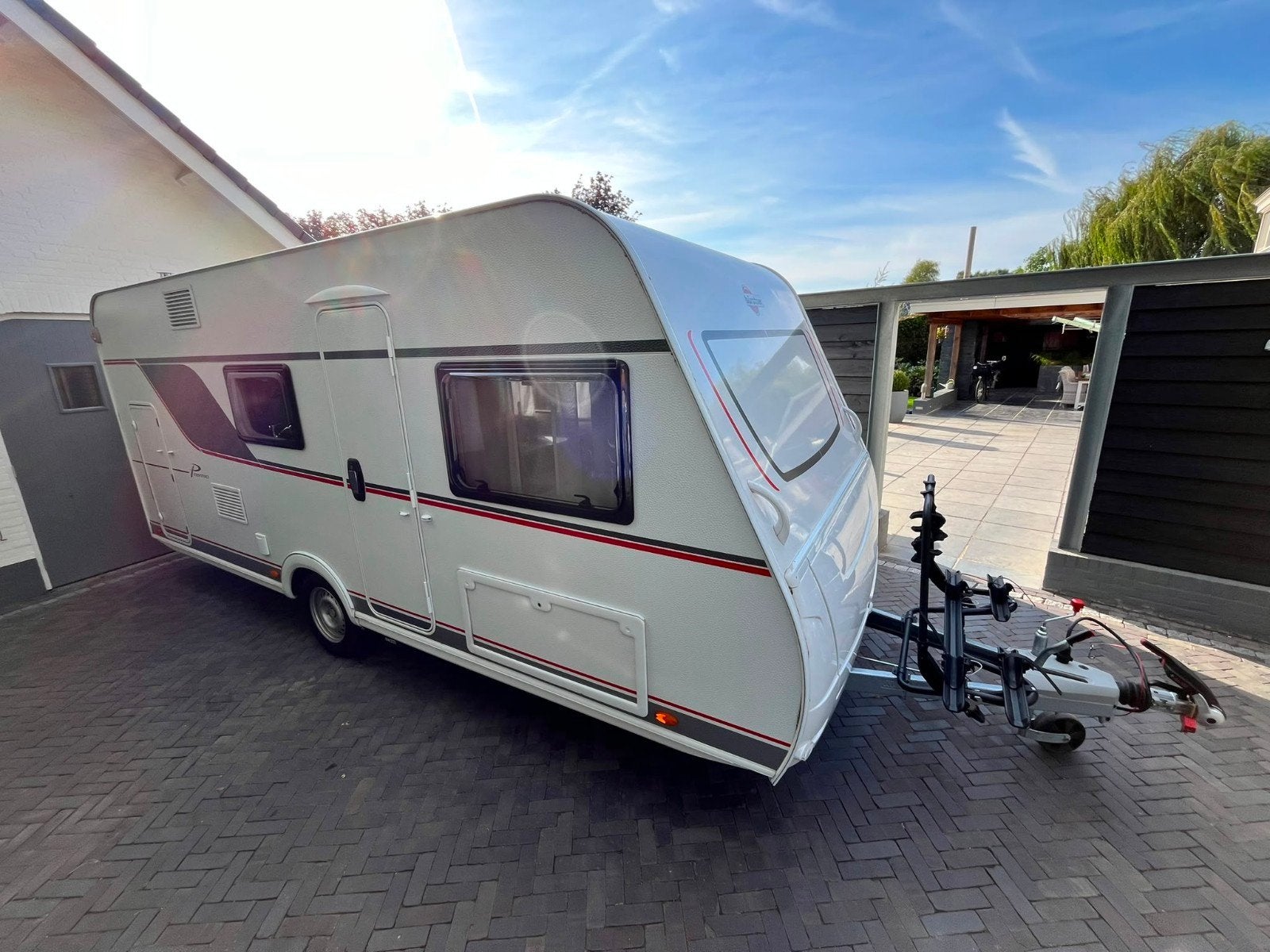 Burstner Premio 495tk airco mover voortent luifel- Perfecte, Caravans en Kamperen, Caravans, Schokbreker, Particulier, Bürstner