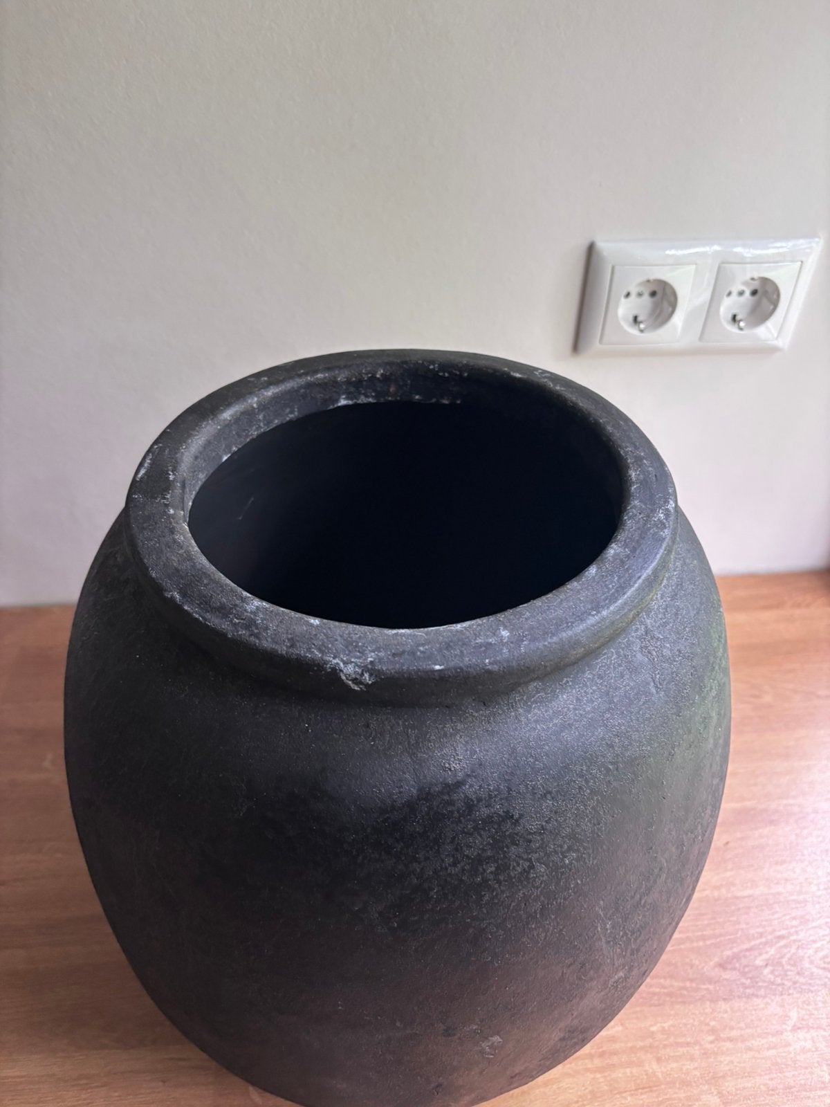 Prachtige pot, Tuin en Terras, Ophalen, Rond, Zo goed als nieuw, Aardewerk