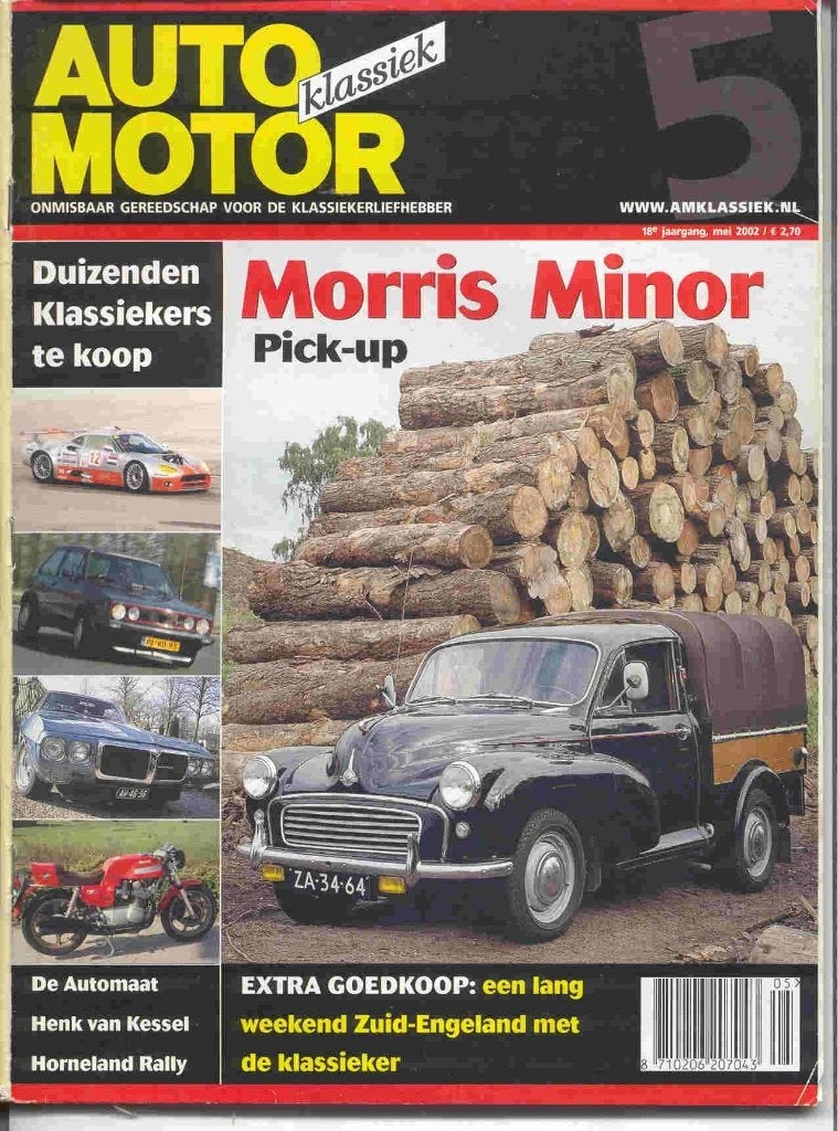 Auto Motor Klassiek 5 2002 Morris Pick-up, Golf GTI, Spyker, Ophalen of Verzenden, Nieuw, Volkswagen