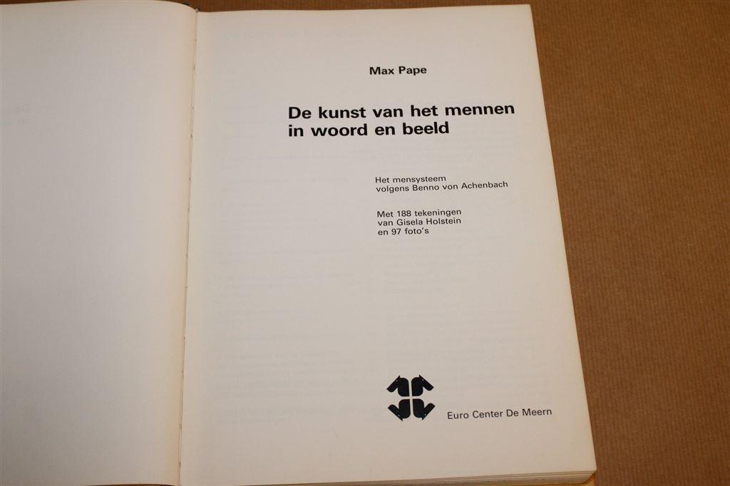 De Kunst van het Mennen — Mensysteem Benno von Achenbach, Boeken, Ophalen of Verzenden, Gelezen
