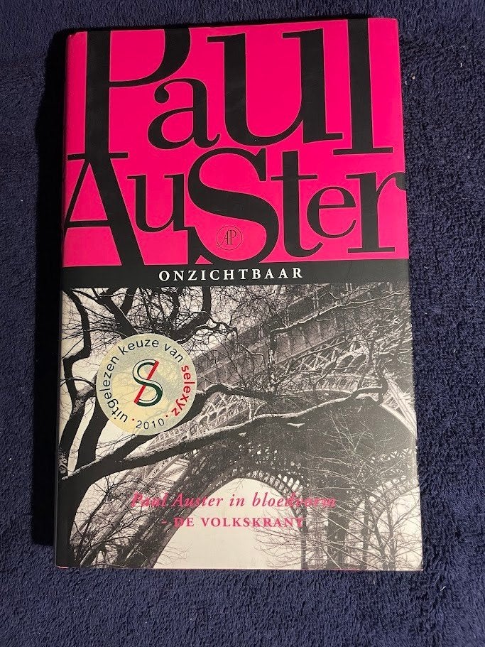 Boek: Onzichtbaar – Paul Auster., Ophalen of Verzenden, Zo goed als nieuw, Paul Auster., Amerika