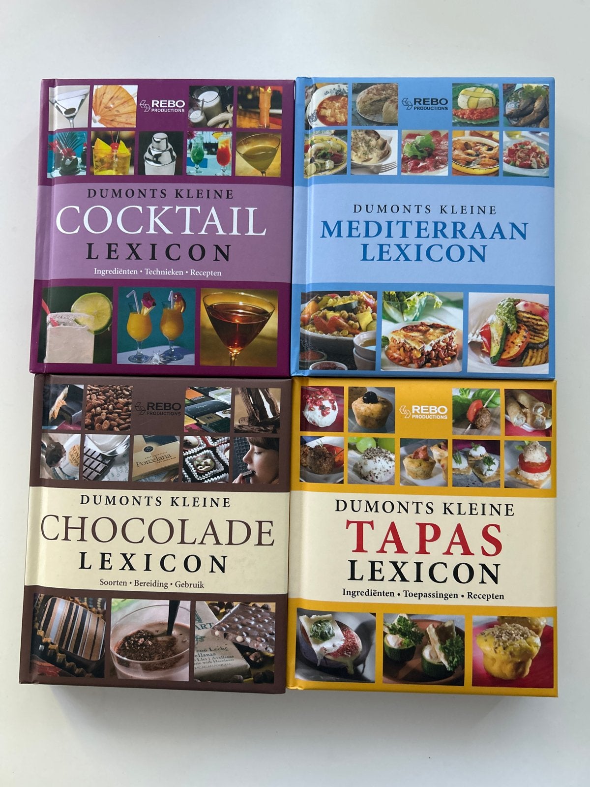 Dumonts Kleine Lexicon Kookboeken Set: Cocktail, Mediterraan, Overige typen, Europa, Ophalen, Gelezen