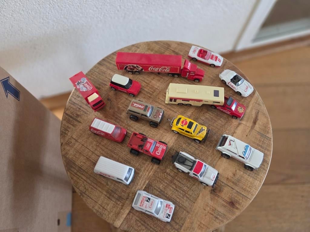 15  verschillende Coca-Cola auto.s  pst of alles samen, Ophalen of Verzenden