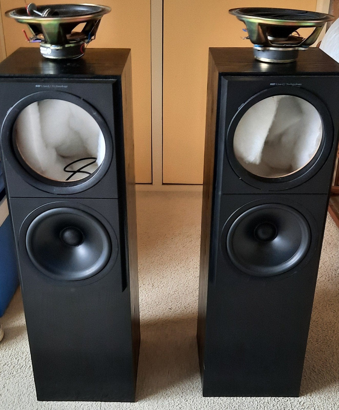 Te koop Kef q80 luidsprekers defect, Audio, Tv en Foto, Luidsprekers, Ophalen, Overige merken