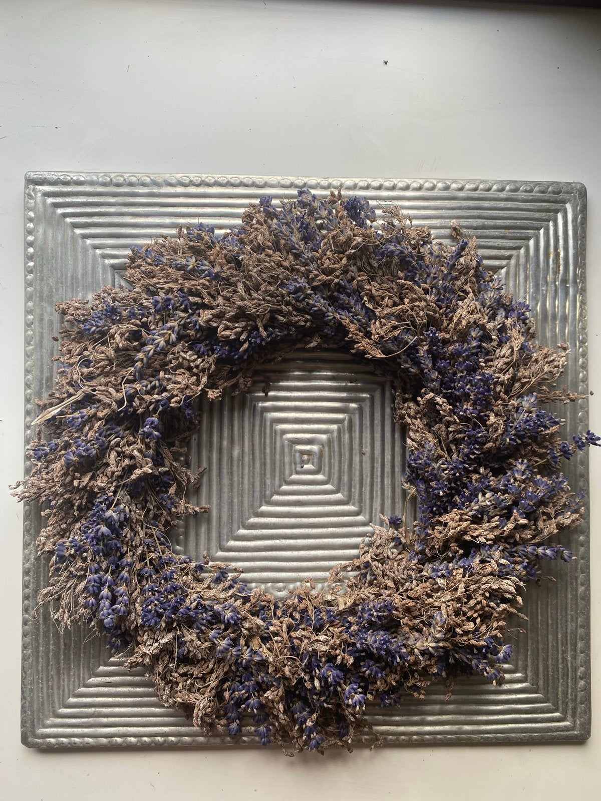 Prachtige Lavendel Krans - Natuurlijke Decoratie, Ophalen, Gebruikt, Krans, Natuurlijk materiaal