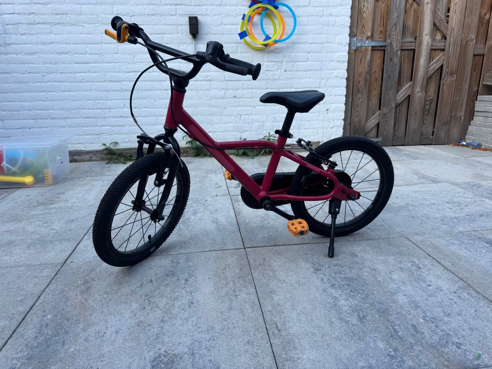 BTWIN kinderfiets 900 16inch, Ophalen, Zo goed als nieuw, 16 tot 20 inch