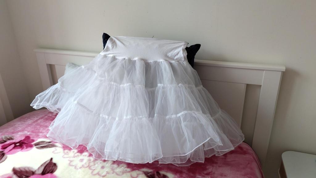 Petticoat maar 36, Ophalen, Wit, Zo goed als nieuw, Maat 36 (S)