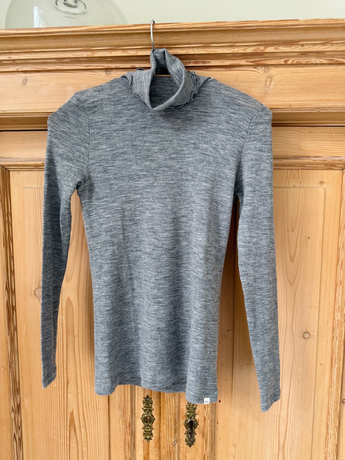 Minimalisma Merino Wollen Coltrui M/L, Ophalen of Verzenden, Zo goed als nieuw, Maat 38/40 (M), Grijs
