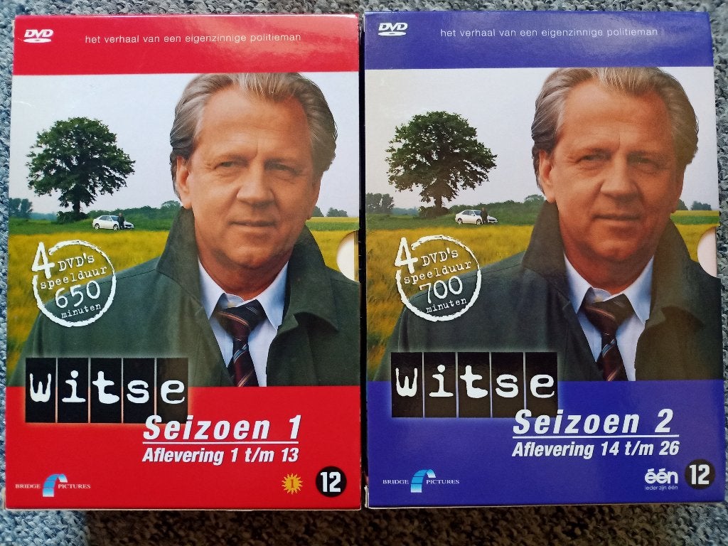 Witse Seizoen 1 & 2 DVD Boxset - Misdaadserie, Cd's en Dvd's, Dvd's | Tv en Series, Vanaf 12 jaar, Ophalen of Verzenden, Zo goed als nieuw