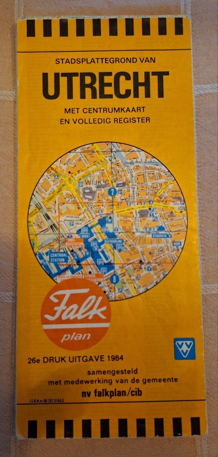 UTRECHT Stadsplattegrond Falk Plan, Boeken, Ophalen of Verzenden, 1800 tot 2000, Nederland, Landkaart