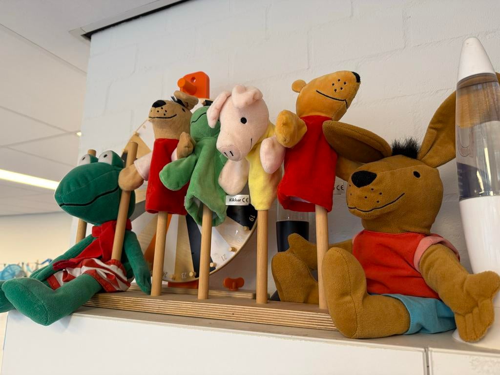 Handpoppen en knuffels van Kikker en zijn vriendjes, Kinderen en Baby's, Speelgoed | Knuffels en Pluche, Ophalen of Verzenden