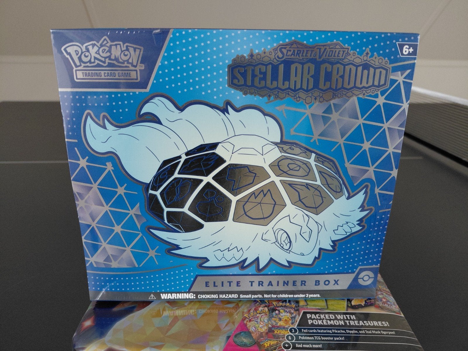 Pokémon scarlet &violet stellar crown etb, Ophalen of Verzenden, Nieuw, Boosterbox, Foil