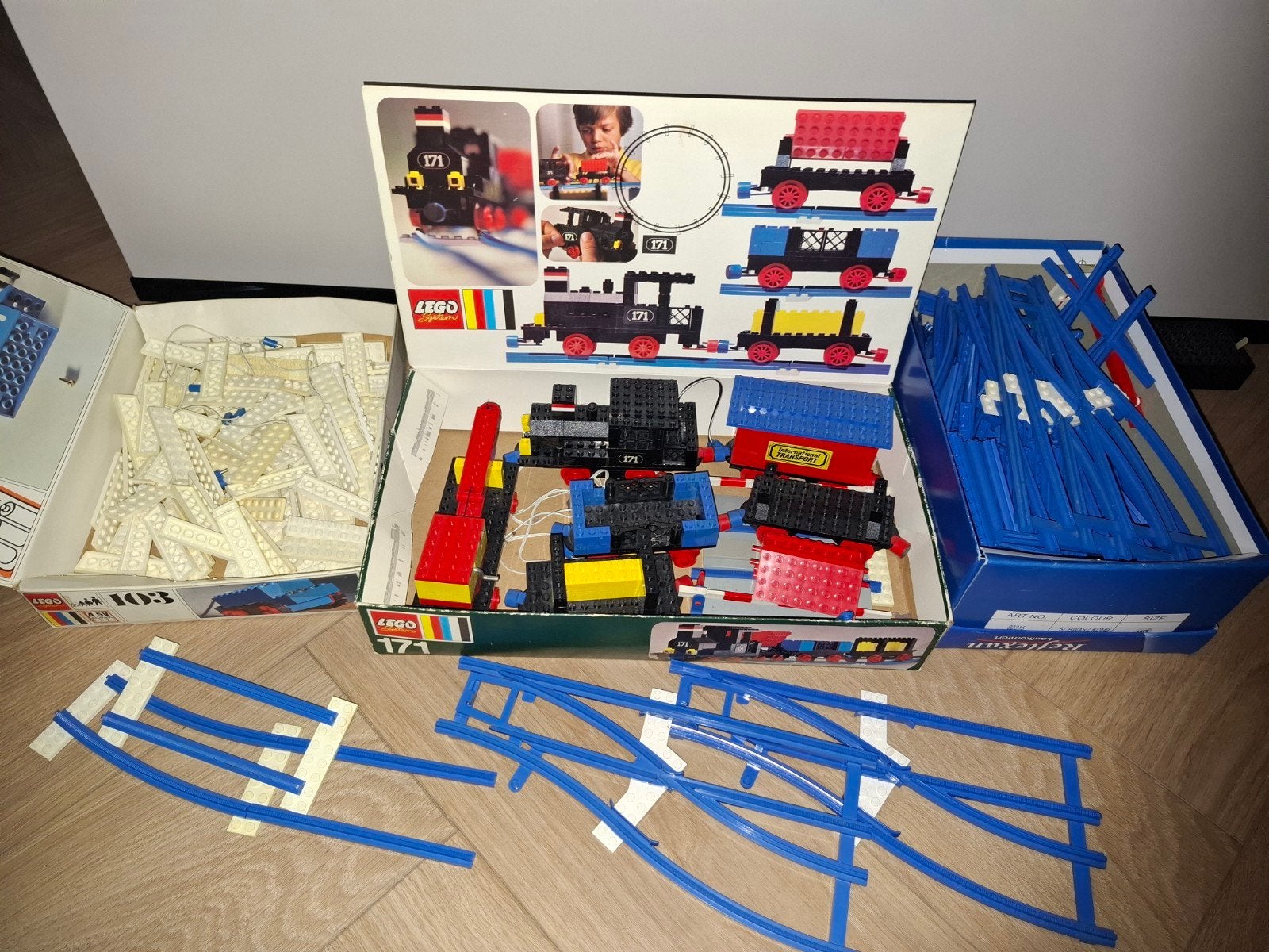 vintage lego trein., Ophalen of Verzenden, Gebruikt, Elektrisch, Overige merken