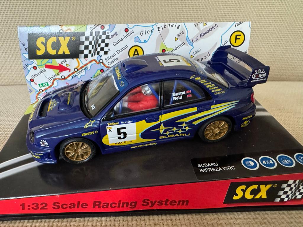 Scalextric SCX Subaru Impreza WRC raceauto, Overige merken, Onderdelen, Ophalen of Verzenden, Zo goed als nieuw