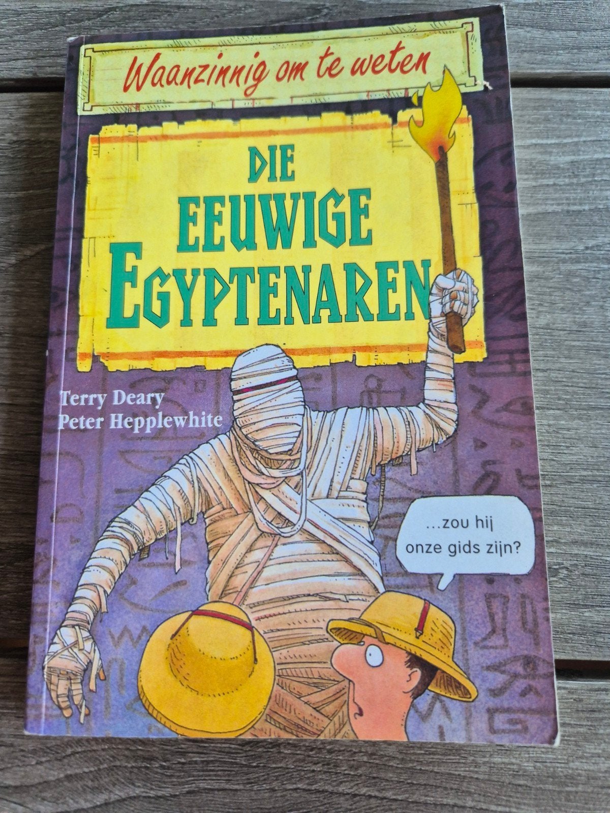 Waanzinnig om te weten: Die Eeuwige Egyptenaren, Boeken, Ophalen of Verzenden, Gelezen, Terry Deary, Peter Hepplewhite, Non-fictie