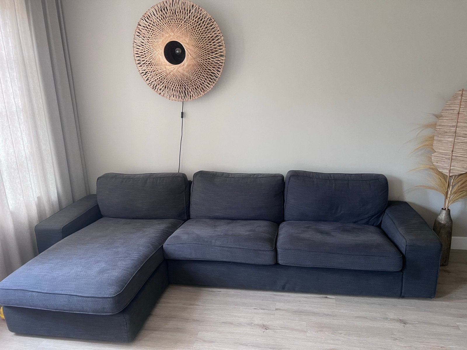 Comfortabele hoekbank, gebruikt maar nog prima, Ophalen, Gebruikt, Hoekbank, 75 tot 100 cm