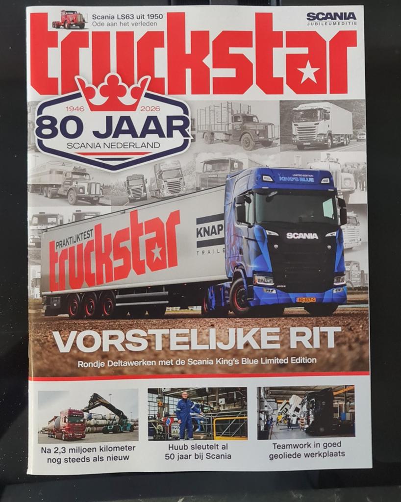 Truckstar Jubileumeditie: 80 Jaar Scania Nederland, Ophalen of Verzenden, Zo goed als nieuw, Overige typen