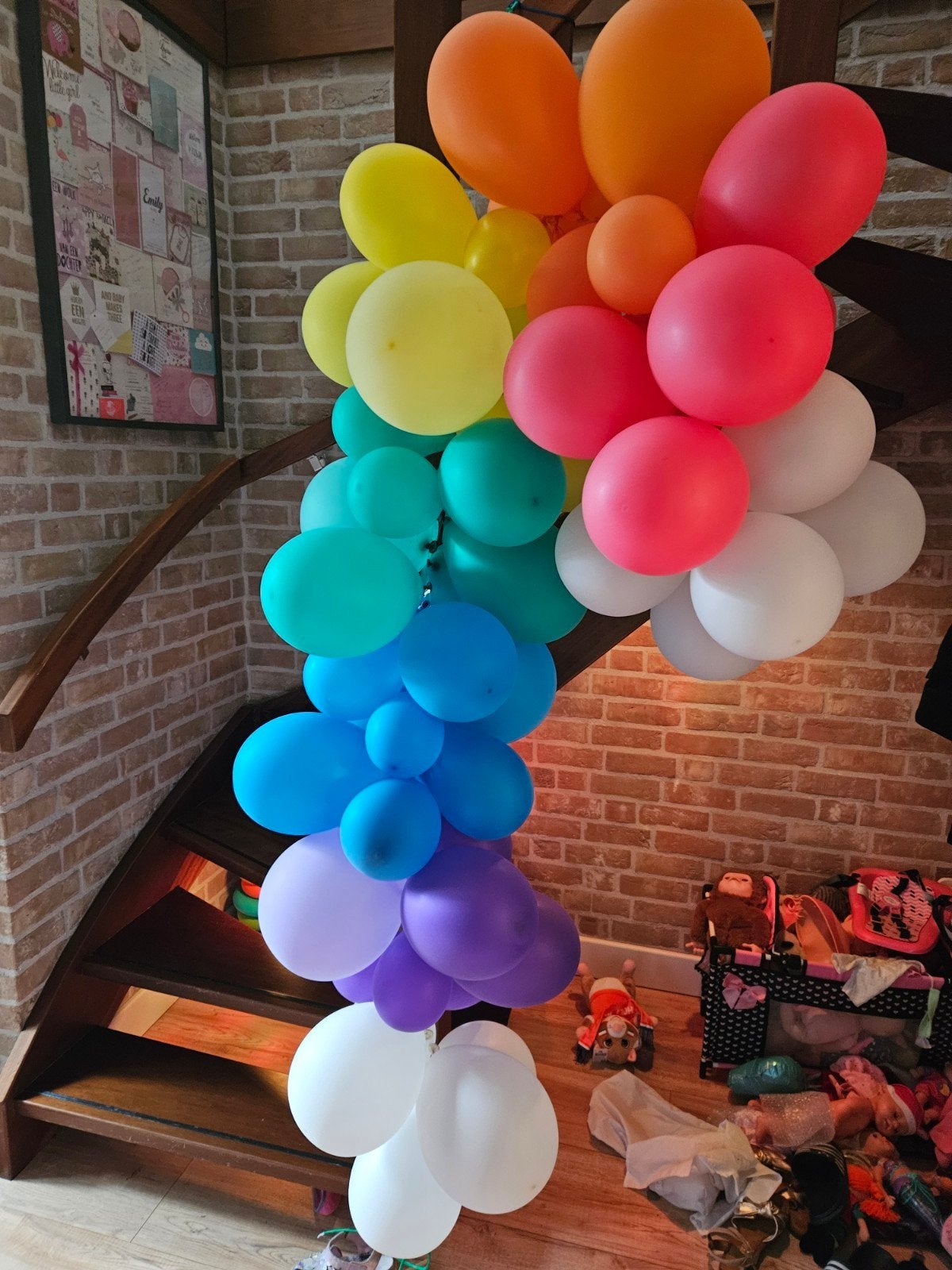 Kleurrijke ballonnenboog voor elk feest, Hobby en Vrije tijd, Feestartikelen, Ophalen