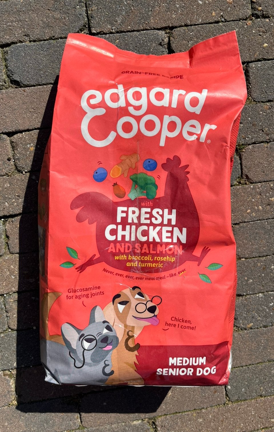 Edgard&Cooper Fresh Chicken and Salmon Medium Senior 2,5 kg, Dieren en Toebehoren, Dierenvoeding, Ophalen of Verzenden, Hond