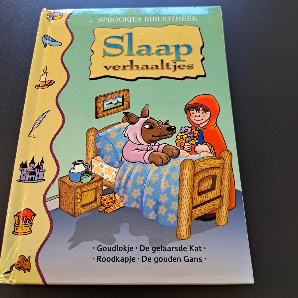 Slaapverhaaltjes sprookjes bibliotheek.
4 verhaaltjes in 1., Ophalen of Verzenden, Nieuw, Sprookjes