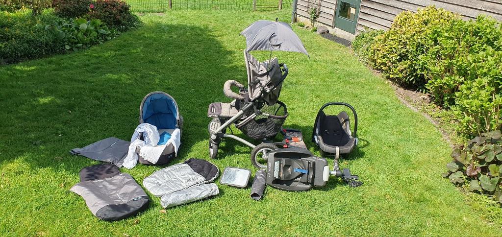 complete set wandelwagen kinderzitje maxicosie meerijdplank, Ophalen, Overige merken