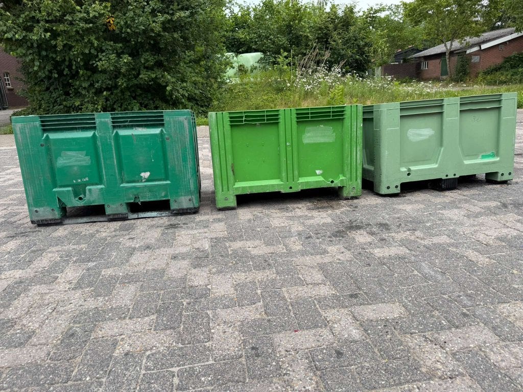 Groene palletbox paarden opslag voerbox kunststof hooi slow, Dieren en Toebehoren, Niet ingevuld, Niet ingevuld, Ophalen of Verzenden