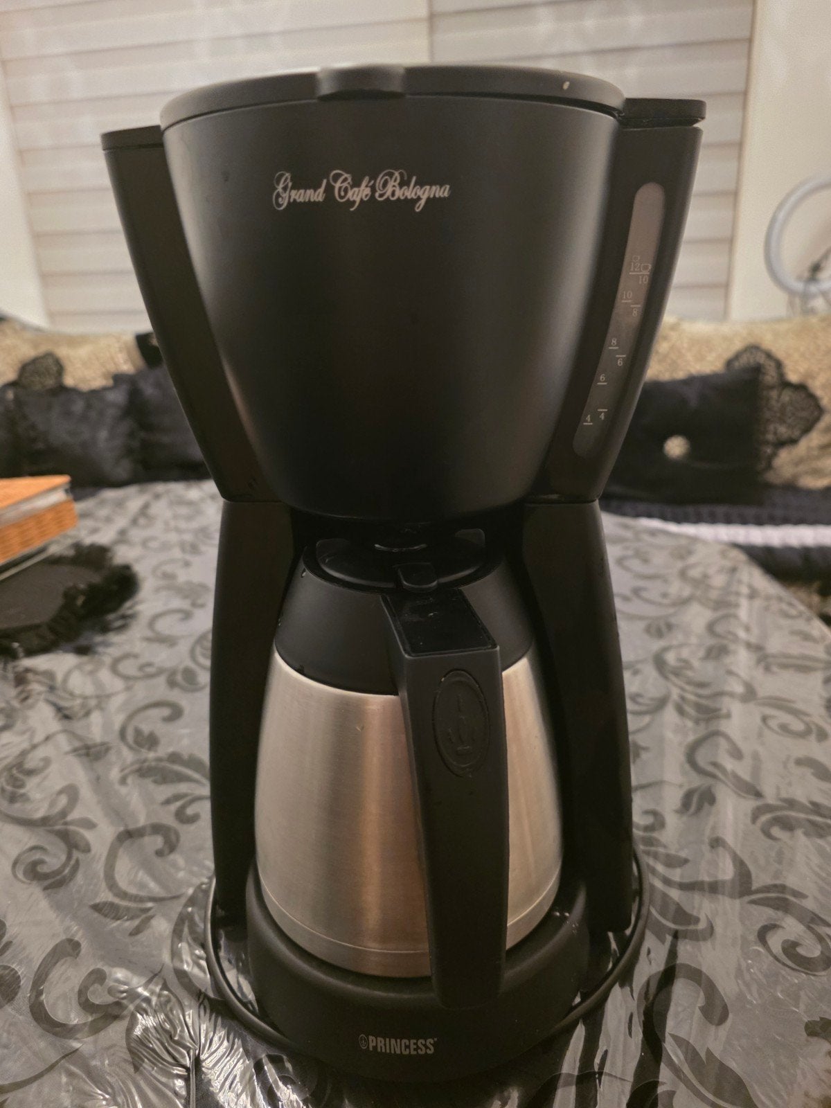 Princess Grand Café Bologna Koffiezetapparaat, Gebruikt, 10 kopjes of meer, Koffiemachine, Gemalen koffie