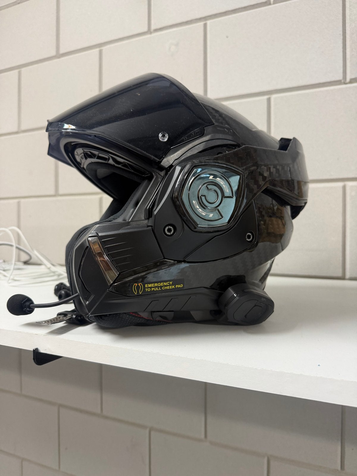LS2 Advant-X Carbon Systeemhelm - Maat L, Overige merken, Systeemhelm, Heren, Ophalen of Verzenden