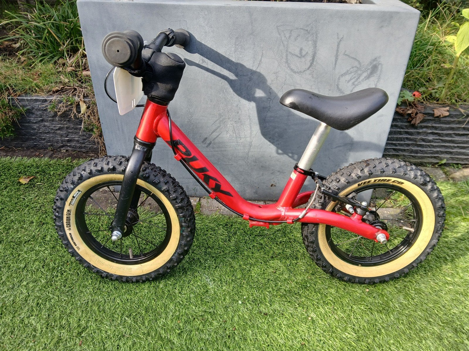 Puky loopfiets 12 inch met handrem - Rood, Ophalen, Gebruikt, Velgrem, Puky