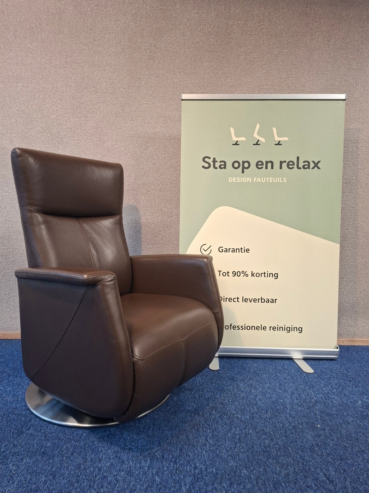 Sta op relax fauteuil Prominent Toscana ZGAN op accu, Hoofdstraat 60 Schijndel, Ophalen of Verzenden, Zo goed als nieuw, Staopenrelax@gmail.com