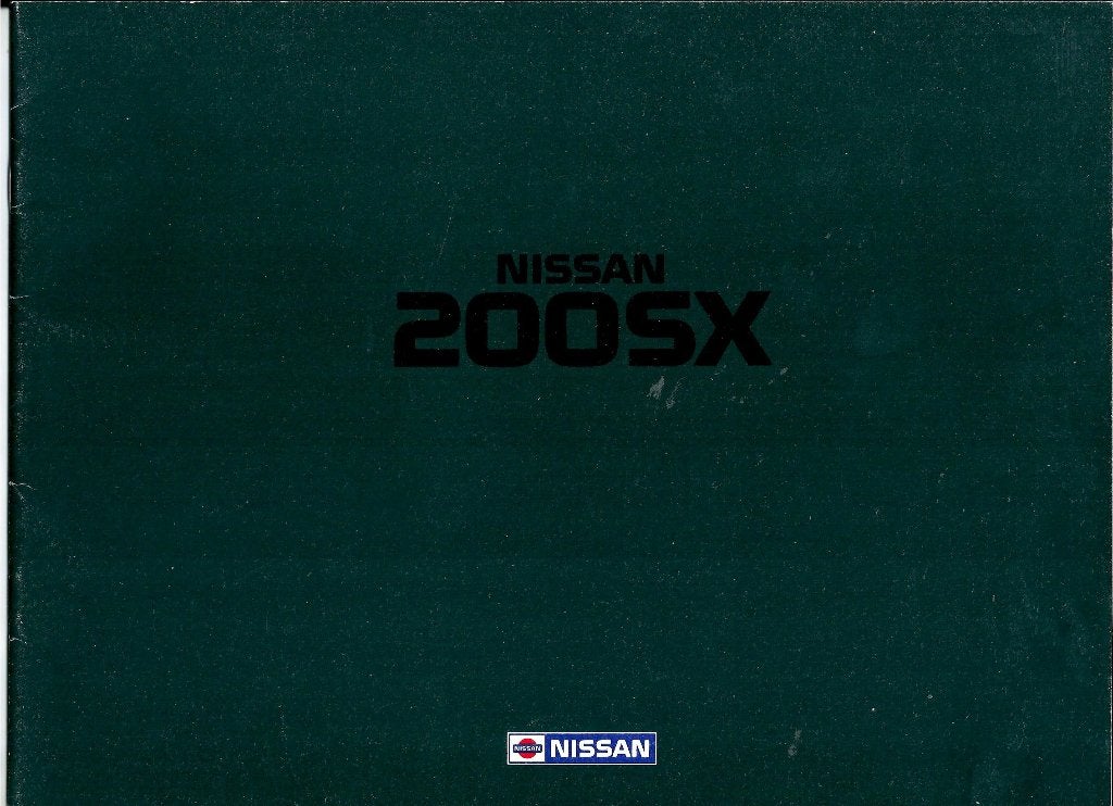 Brochure Nissan 200 SX 1990, Ophalen of Verzenden, Gelezen, Nissan