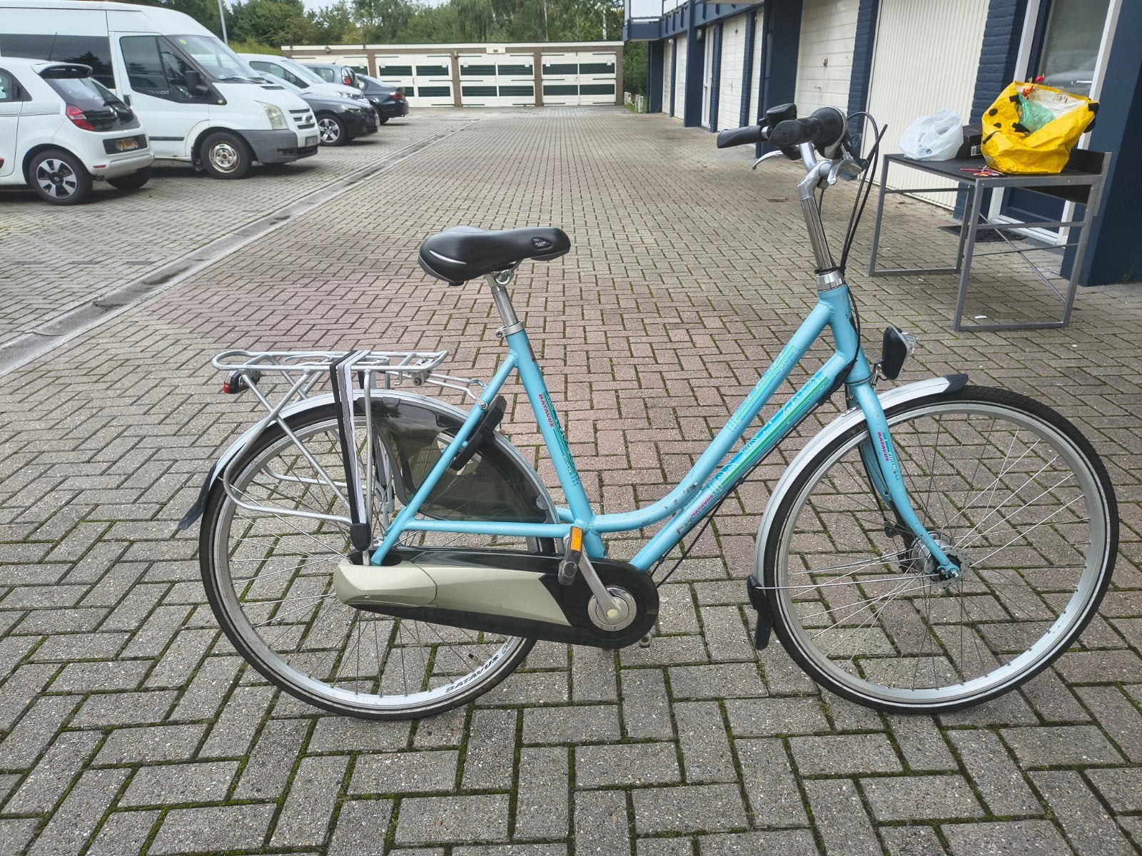 Batavus Flasch damesfiets - Lichtblauw - Gebruikt