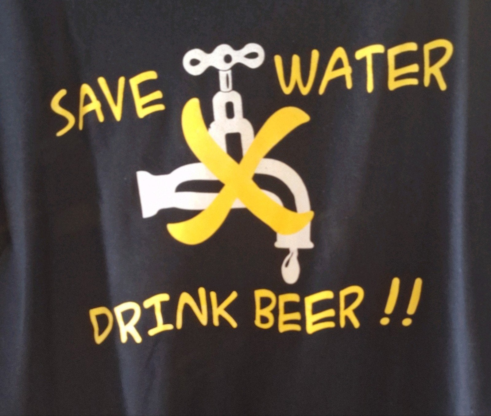 Drink Bier shirt, Ophalen of Verzenden, Maat 56/58 (XL), Zwart