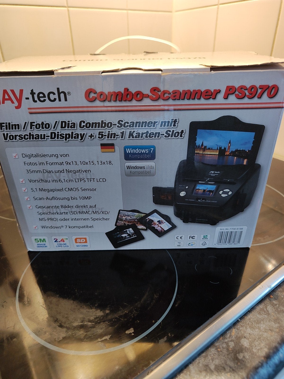 JAY-tech Combo-Scanner PS970 - Film, Foto & Dia Scanner, Diascanner, Nieuw, Ophalen of Verzenden, Windows