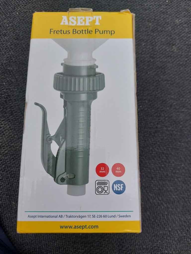 ASEPT Fretus Bottle Pump - Doseerpomp voor flessen, Ophalen of Verzenden, Nieuw