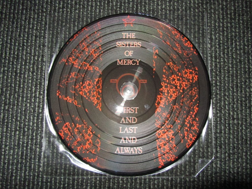 Picture Disc LP Sisters of Mercy - First and Last and Always, Ophalen of Verzenden, Zo goed als nieuw, Picture disc, 12 inch