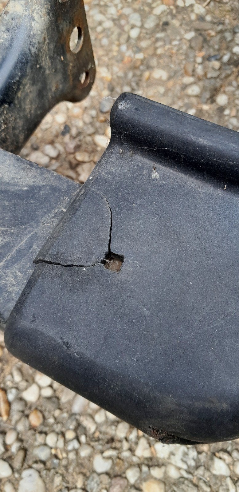 G klasse bumperhoek 460/461 kunststof, licht beschadigd, Ophalen of Verzenden, Voor, Mercedes-Benz, Bumper
