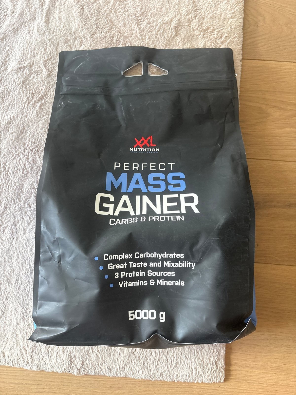 XXL Nutrition Perfect Mass Gainer Choco-Hazelnut 5kg, Sport en Fitness, Gezondheidsproducten en Wellness, Ophalen of Verzenden